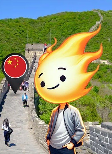 Blaise in China...