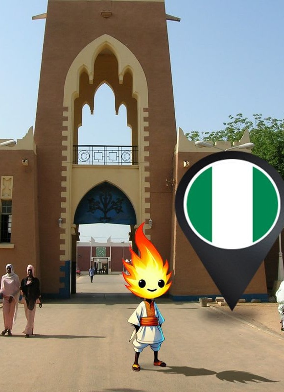 Blaise in Nigeria...